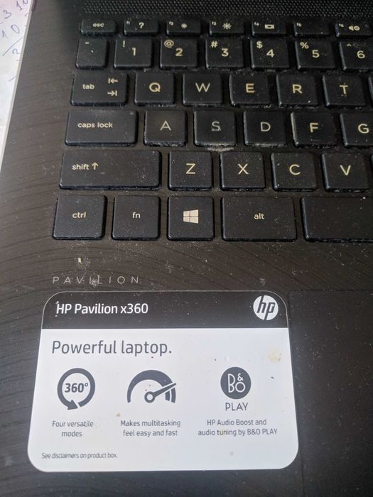 Лаптоп НР за части.Без батерия и хард.