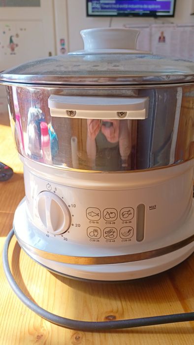 Aparat de gătit cu abur tefal din Inox