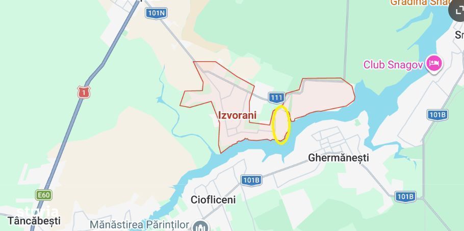 Teren intravilan | Izvorani | Acces lac | Utilitati si asfalt