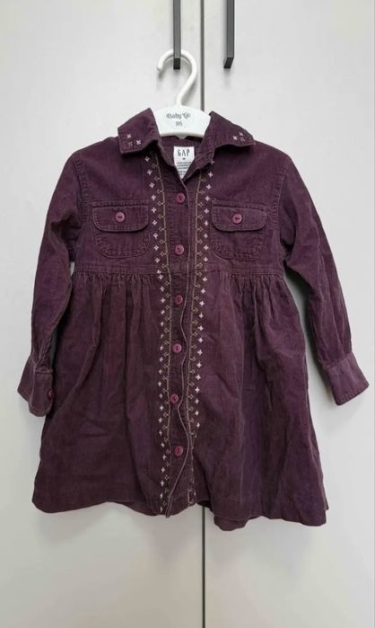 Платье вельвет gap 2-3 года