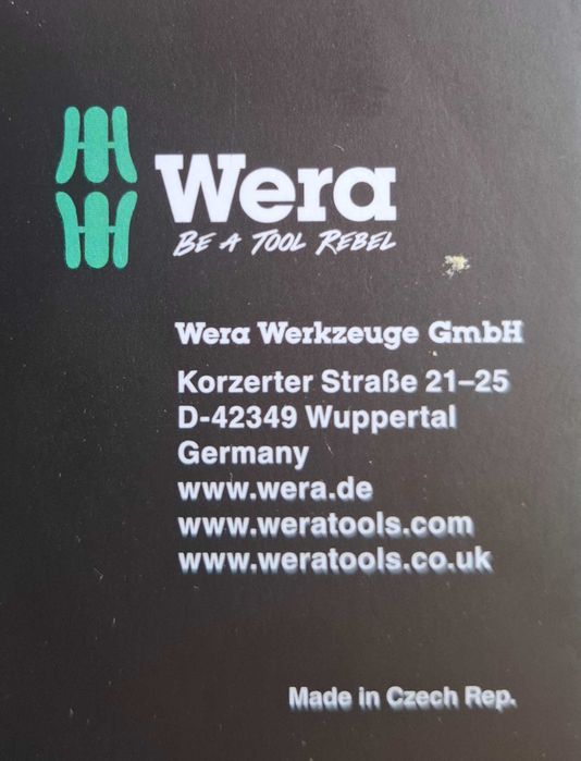 Wera-Професионални електрически отвертки -6 бр