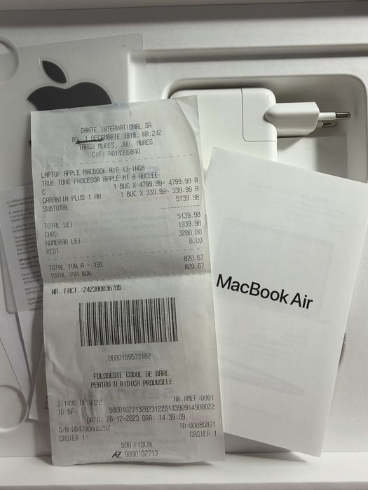 Macbook Air 13 inch M1