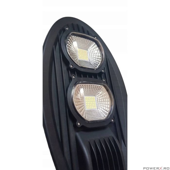 Lampa cu incarcare solara 100 W tip Cobra, panou incorporat,