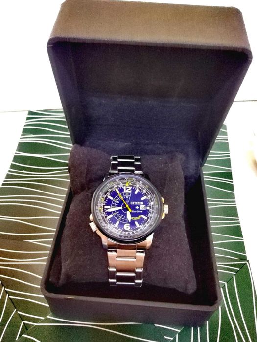 Ceas Citizen Nighthawk, Eco-Drive, 42mm, nou