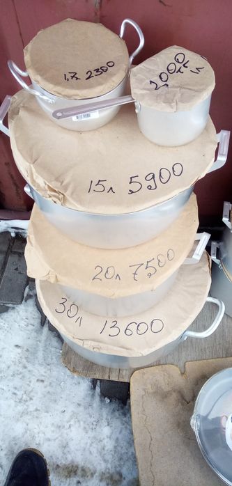 Кастрюля алюминевая