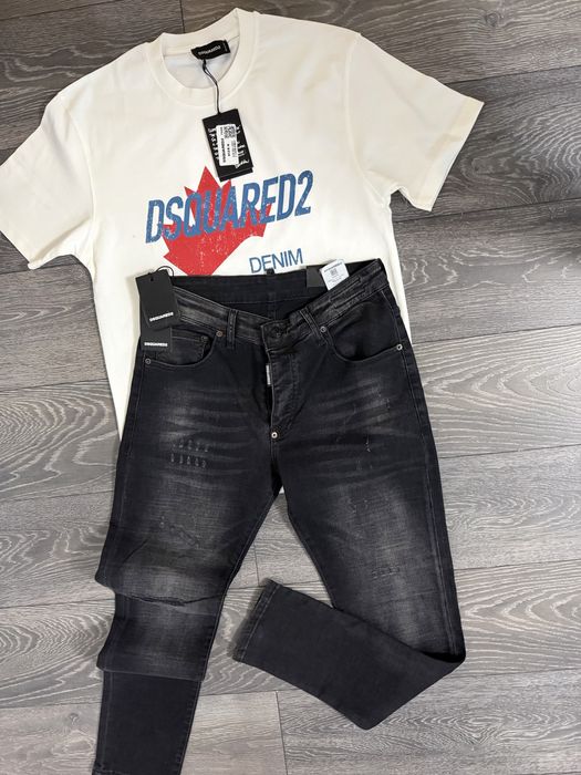 Blugi hugo calitate superioars 2 piese tricou si blugi