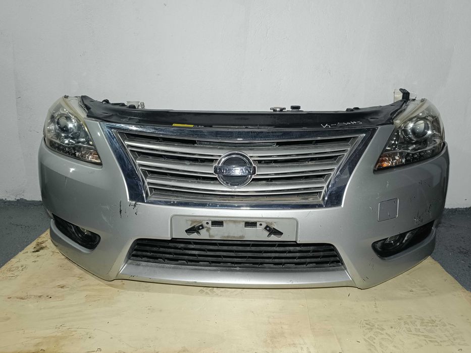 Ноускат Nissan Sentra 12-17г B17 Ниссан Сентра Морда фары бампер