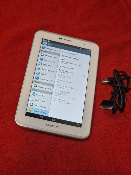 Tableta Samsung Tab 2 de 8 inch perfect funcționala