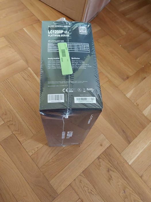 LC Power LC1200P V3.0 - 1200W 80+Platinium - НОВО Захранване