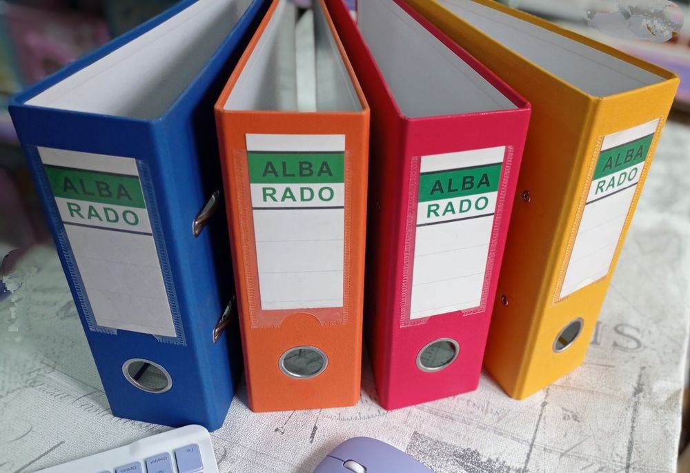 Папки А5 формат, файловые папки: 60, 40, 30 и 20 файлов и файлы