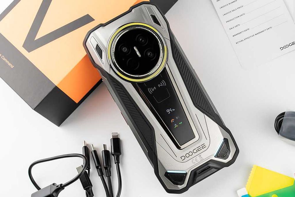 DOOGEE V Max 2 Pro 5G - 6.78", 16GB+32GB/1TB (1024GB), 200MP, 22000mAh, защита IP68/IP69K/MIL-STD810; Стерео-говорители!