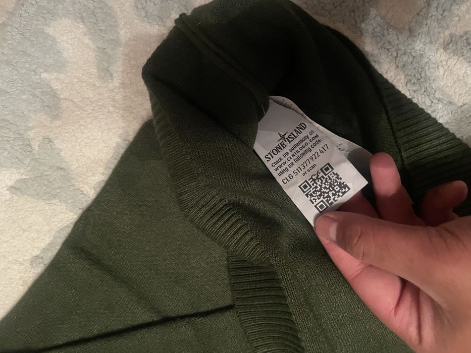 Худи stone island зеленый цвет