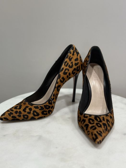 Туфли кожанные на каблуке