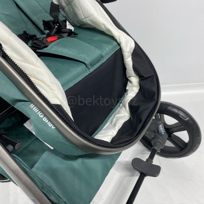 Коляска 3в1 Ining Baby X1-S PRO | Люлька + Прогулочный блок | 0–3 лет