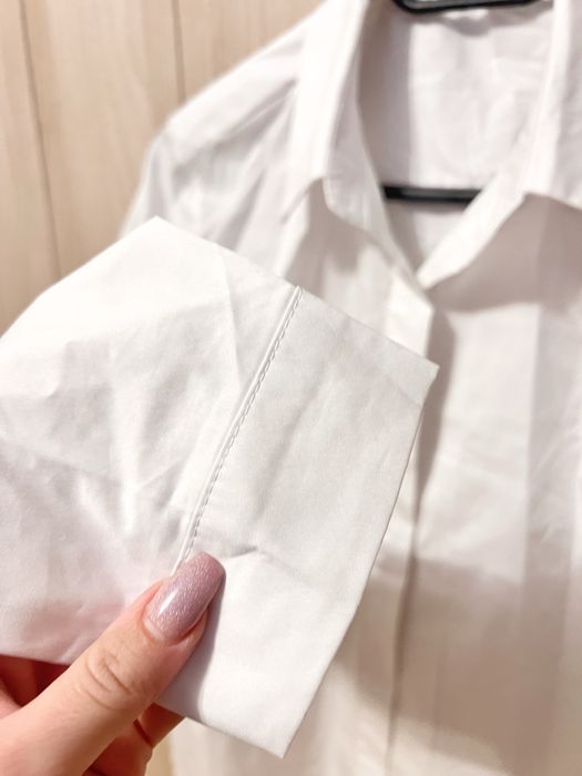 Camasa alba nou cu eticheta super material marime S