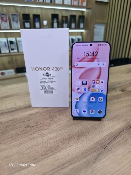 Honor 400 5G 512Gb Black - Sanatate baterie 100% - Garantie