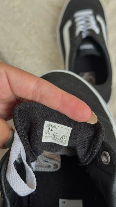 Vans Old Skool черно/бели, размер 38.5