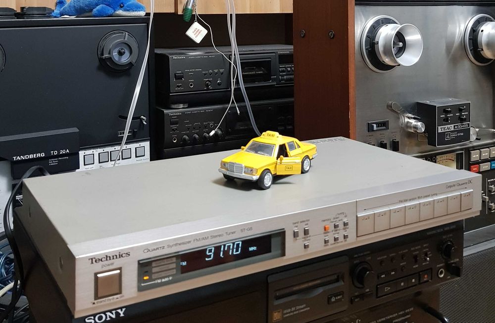 Tuner Deck Audio Radio Stereo Vintage TECHNICS ST G5 SILVER