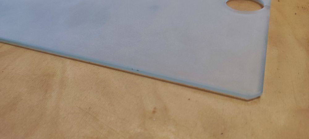 Стеклянные дверцы 867*378, матовые, новые