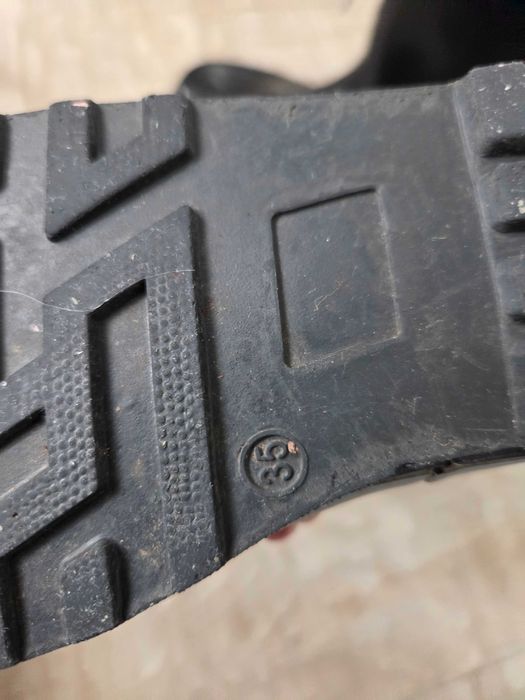 Сапоги резиновые, утепленные 35р