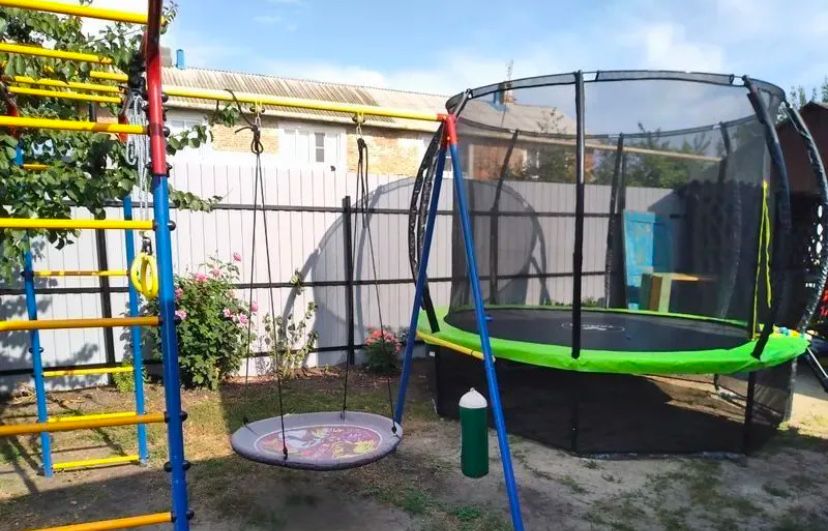 Батут 366 см пружинный