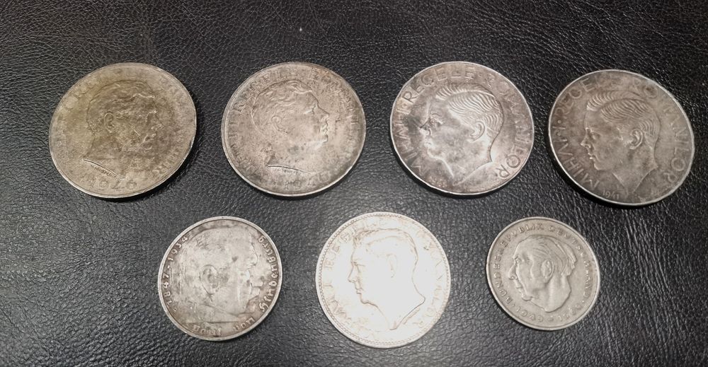 Lot monede argint