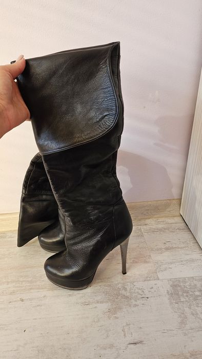 Чизми естествена кожа PIER LUCCI