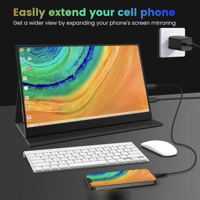 15,6 FullHD монитор для телефонов и ноутбуков ,компьютеров и приставок