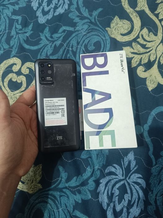 ZTE Blade V30 128GB Black Yengi Karobka Full Oyinga Zor 4G Original