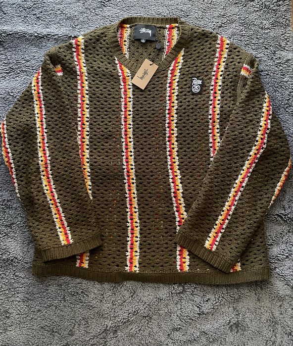 Hanorac tricotat stussy patta