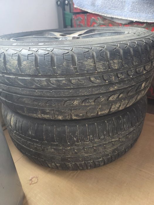 Диски титановые с резиной