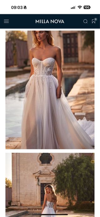 Rochie fr mireasa Mila Nova