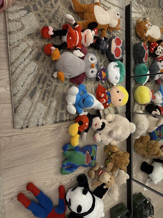 Lot super eroi/mickey/minnie/plusuri ikea si lupilu