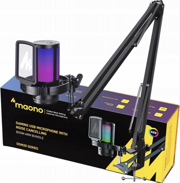 Maono DGM20S Black — профессиональный USB микрофон