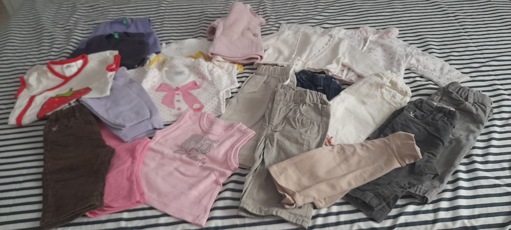 Lot haine  fetiță  0- 1 an, 1  - 2 ani, 2- 3 ani Pantaloni