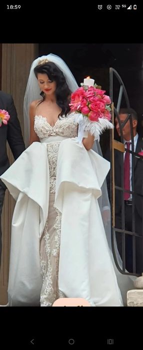 Rochie de mireasa 2in1