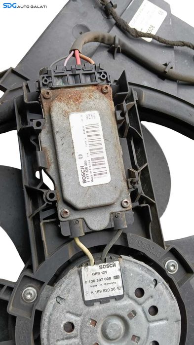 Electroventilator Ventilator Racire Radiator Apa Mercedes Clasa A Class W169 2.0 CDI 2004 - 2012 Cod 0130307008 A1695002693 1137328300 [M8280]