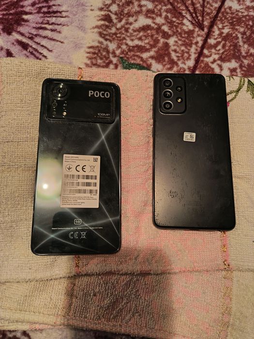 Vând Samsung a 52s și Poco x4 pro 5 g
