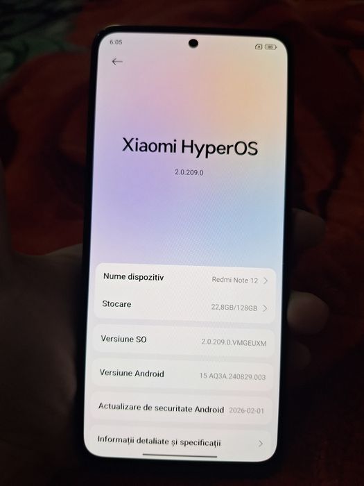 Vând Xiaomi Redmi Note 12 128gb