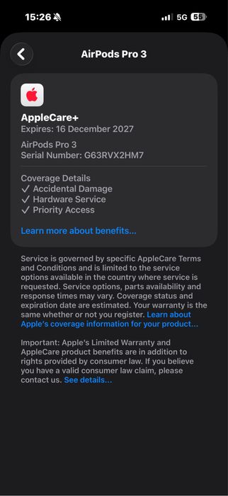 Casti Apple AirPods Pro 3 – noi, sigilate, cu factura