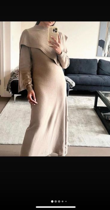 Rochie  zi seară lână  premium zara