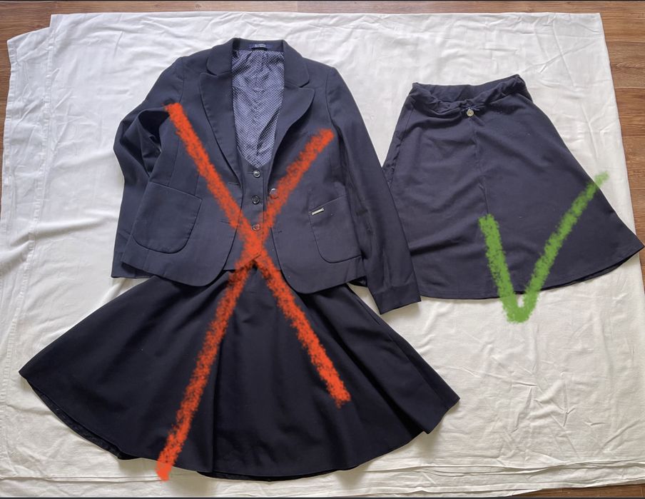 Школьная форма!Костюм пиджак для девочек, юбка рр38 рост 150- 152