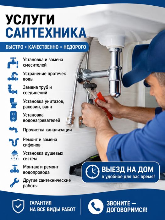 Услуги сантехника