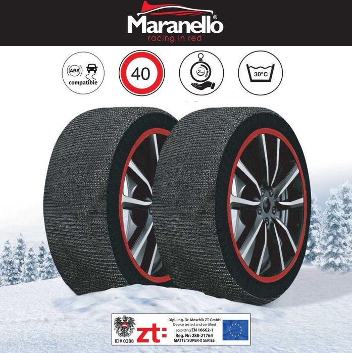 Lanturi auto textile, huse antiderapante zapada, DAC Maranello Super X