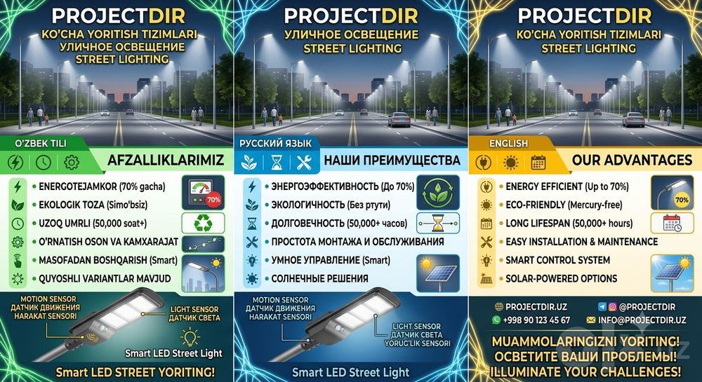 Ko'cha chiroqlari, прожектор
