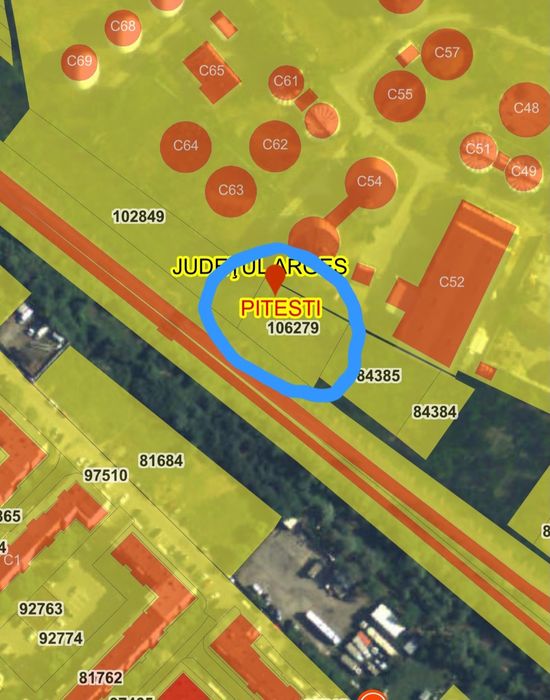 Teren Pitesti zona strada Lanariei