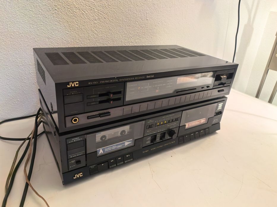 Amplificator JVC RX 150BK si A GX2B deck TD W10XG tuner  FX 33LBK
