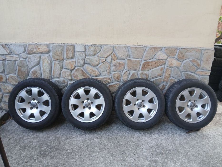 Оригинални Алуминиеви джанти 15цола за AudiA3.A4.A6.vw Golf.5.6.passat.Touran.caddy. .5×112