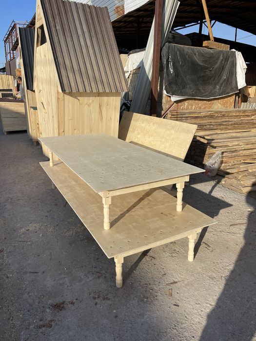 Жер столдар жасаймыз.