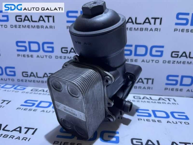 Suport Carcasa Corp Filtru Radiator Racitor Ulei Termoflot Audi Q3 2.0 TDI CFFA CFFB CFGD CLLB CFGC CLJA 2012 - 2018 Cod 03L115389H 03L117021C